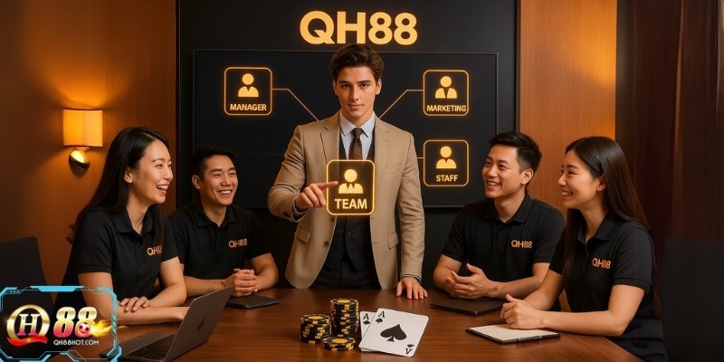 CEO Lâm Dịch Phong – Lãnh đạo QH88 với phong cách sáng tạo và gắn kết.